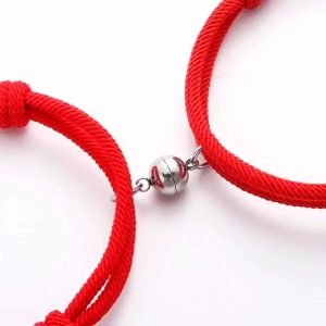 Pulsera de enamorados con imán
